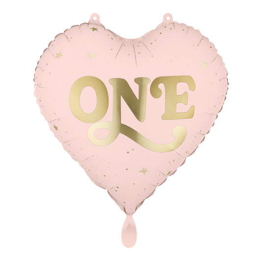 1 ballon - UN - Rose clair