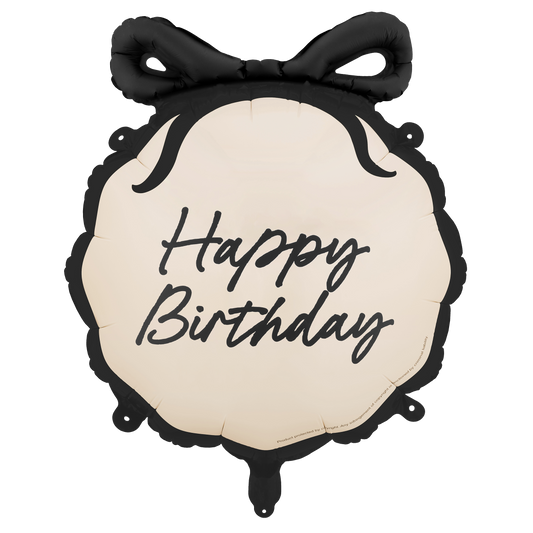 1 ballon - Ruban d'anniversaire - Joyeux anniversaire