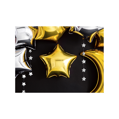 1 ballon - étoile - or