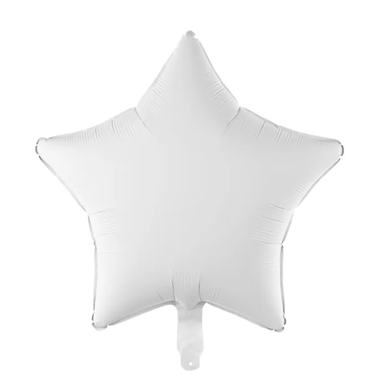 1 Ballon - Blanc Étoile