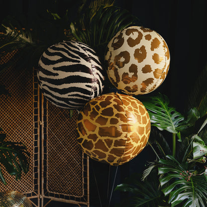 1 Ballon XXL - Zebraprint