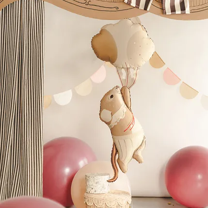 1 Ballon XXL - Muis met ballonnen