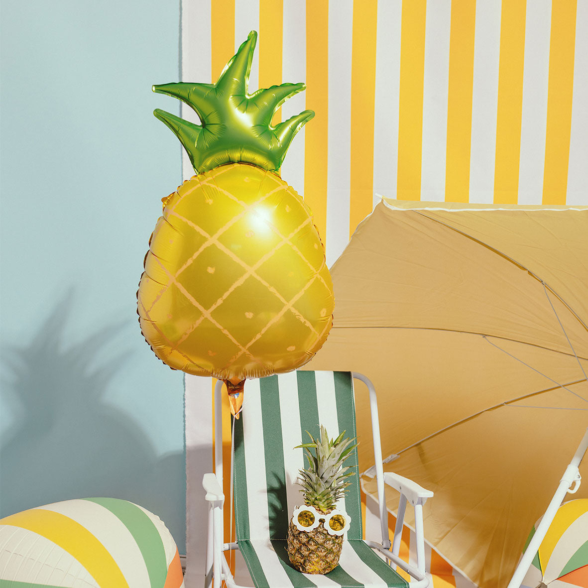 1 ballon géant - Ananas