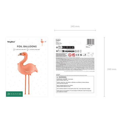 1 Staande ballon XXL - Flamingo