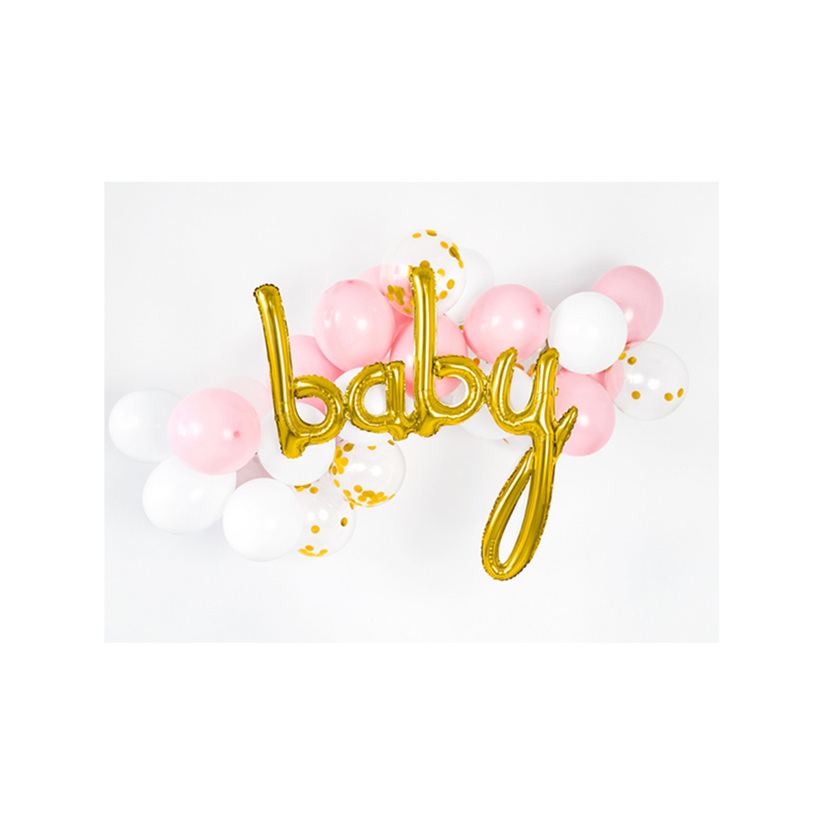 1 Ballon - Tekstopdruk - Baby - Goud
