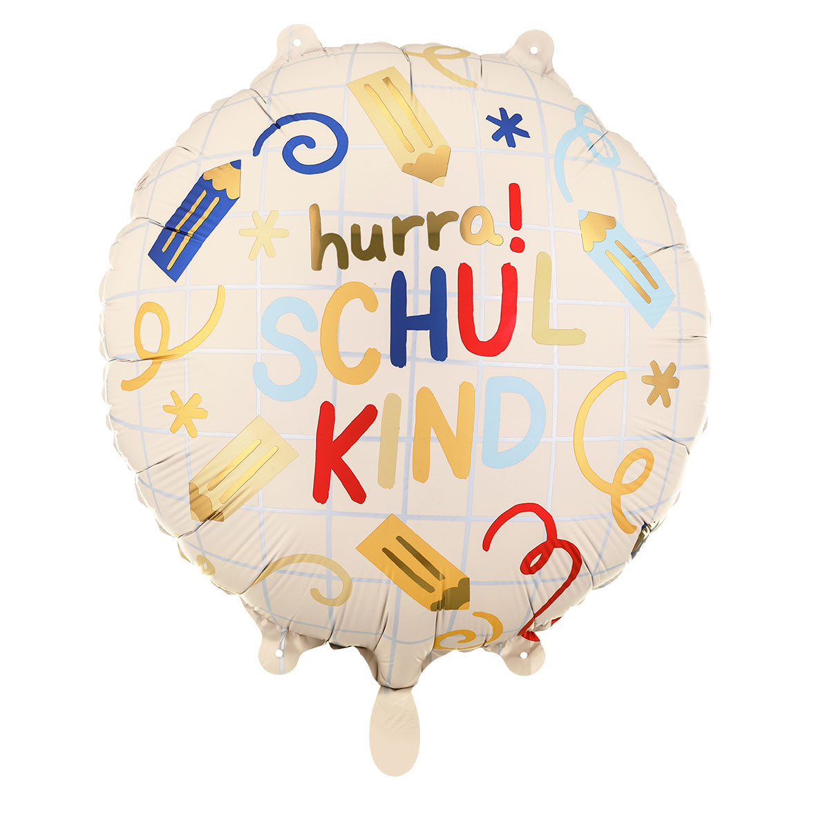 1 Ballon - Hoera schoolkind