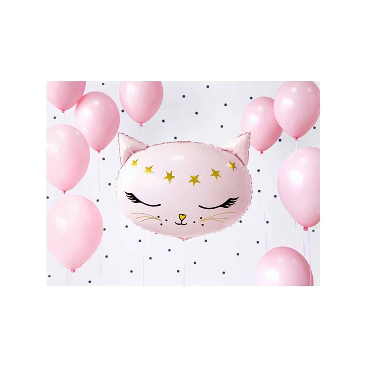 1 Ballon XXL - Glanzende Kat