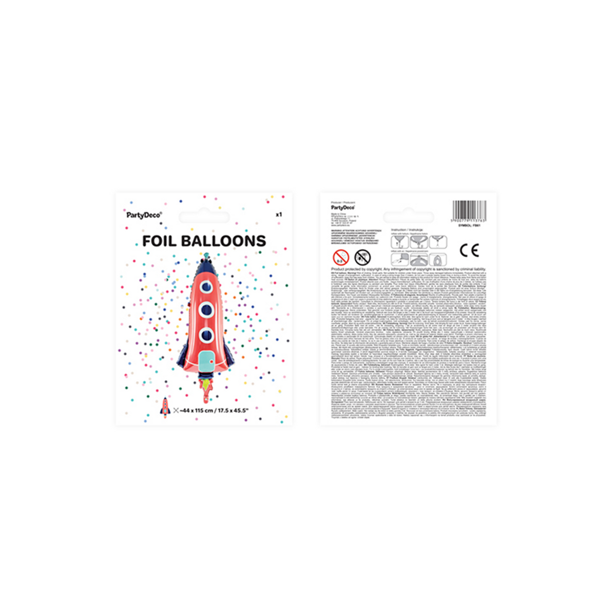 1 Ballon XXL - Fusée