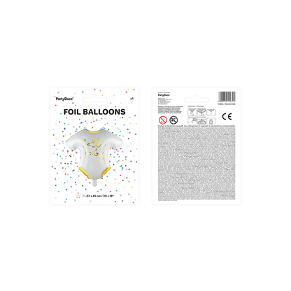 1 ballon XXL - grenouillère de bébé