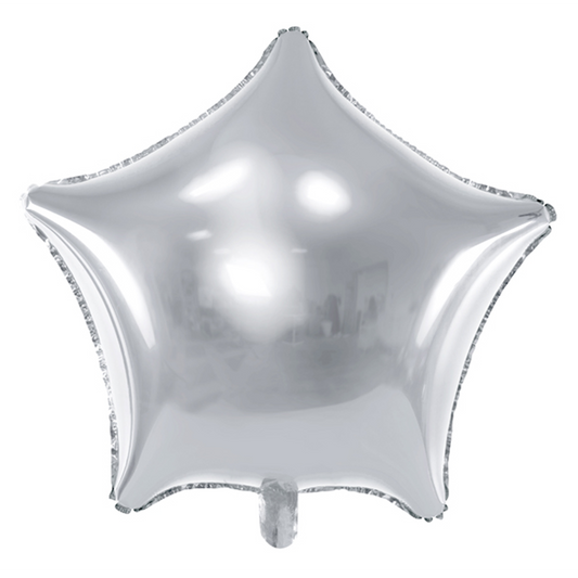 1 Ballon XXL - Étoile - Argenté