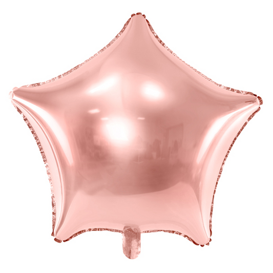 1 Ballon XXL - Étoile - Or Rose