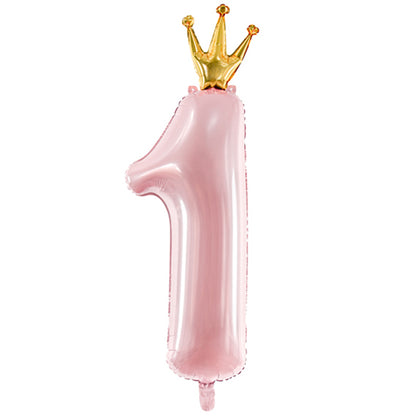 1 Ballon XXL - Chiffre 1 - Princesse