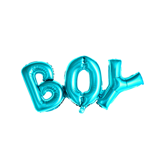 1 ballon - Lettrage - BOY
