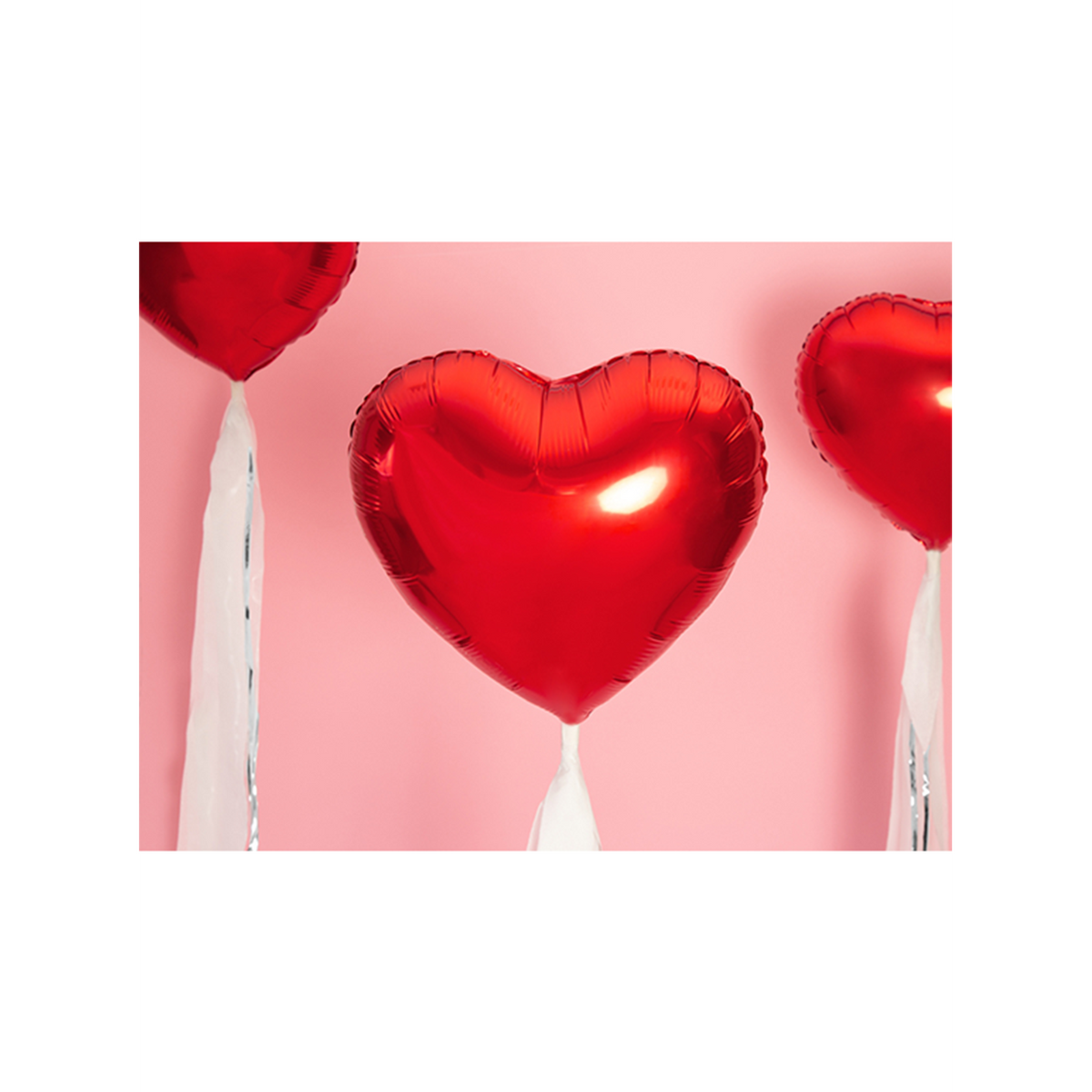 1 Ballon - Hart - Rood