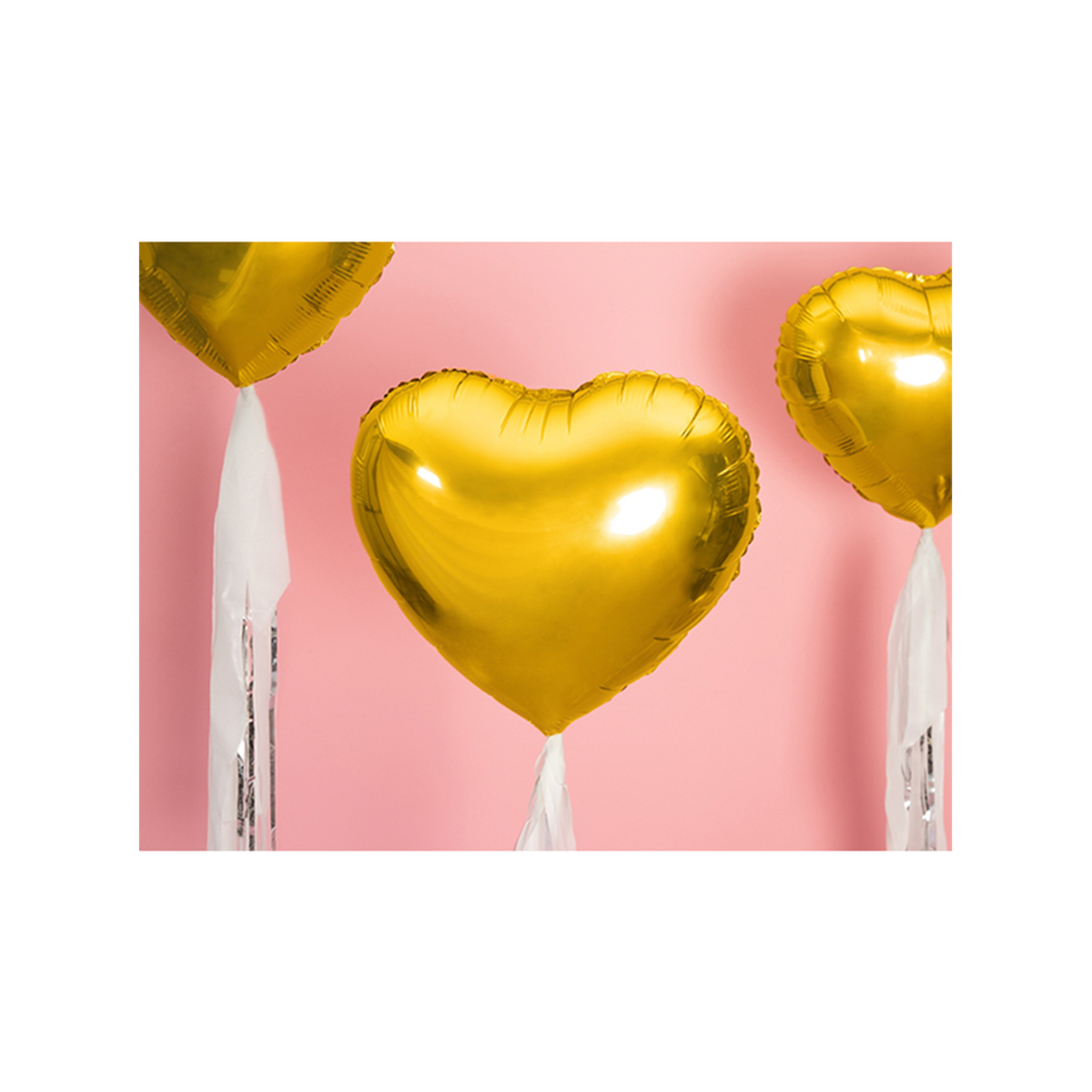 1 ballon - hart - goud