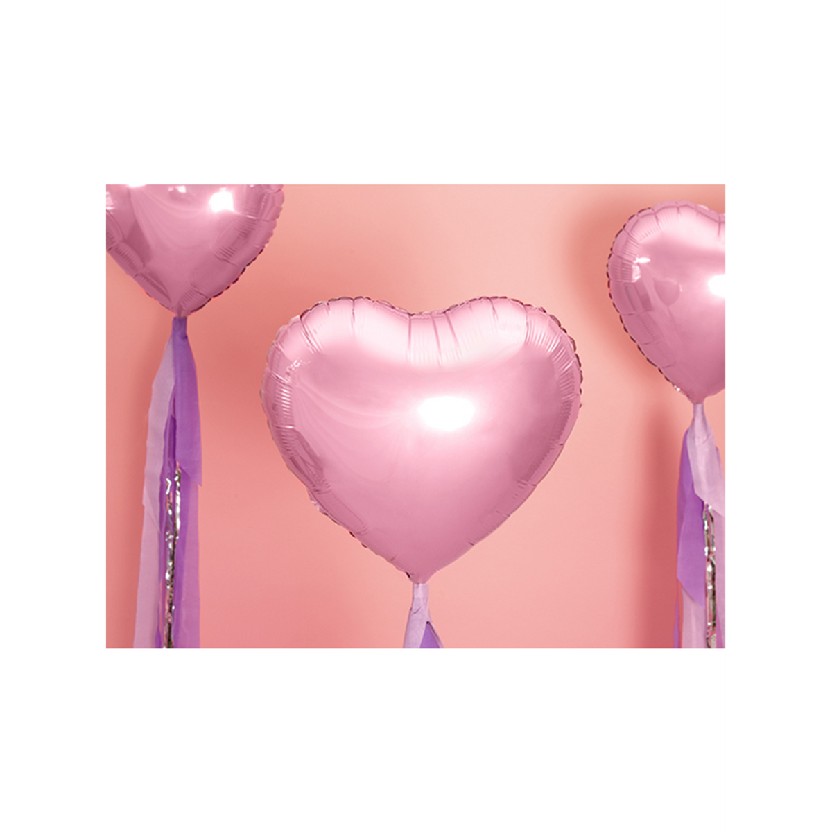 1 Ballon - Cœur - Rose