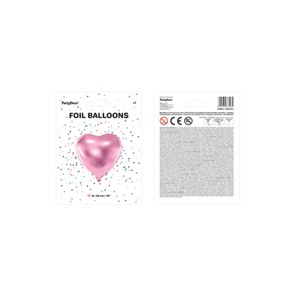 1 Ballon - Cœur - Rose