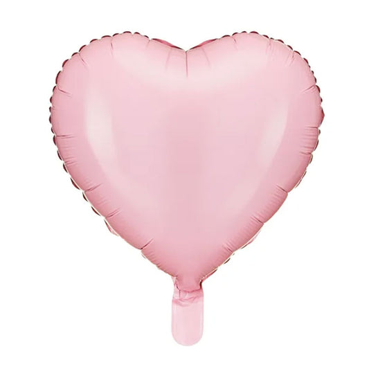1 ballon - cœur - rose clair