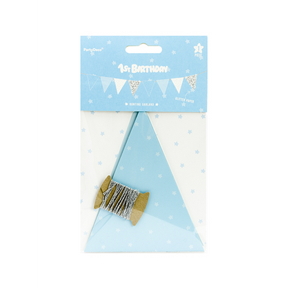 1 guirlande de fanions - 1,3 m - Boys Motion