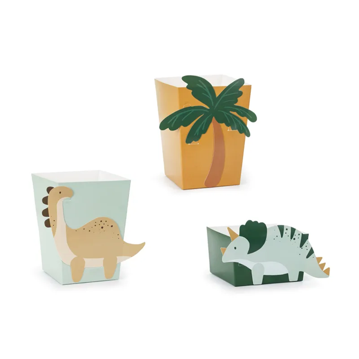 6 boîtes à goûter - Dinosaures