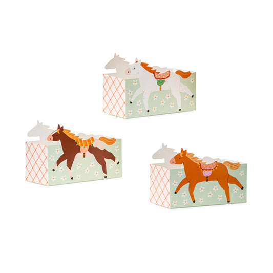 3 Broodtrommels - Paarden