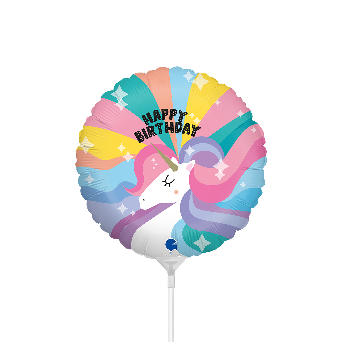 10 mini-ballons à air – Anniversaire Licorne (Non emballé)