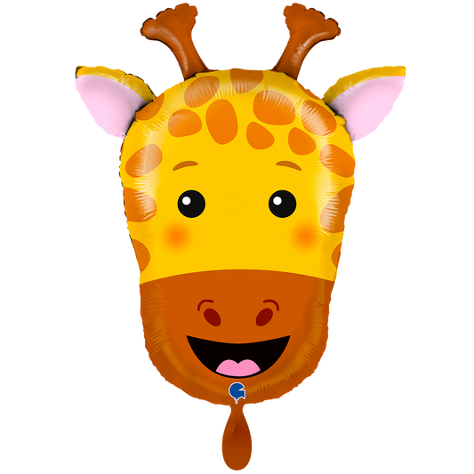 1 ballon géant - Tête de girafe