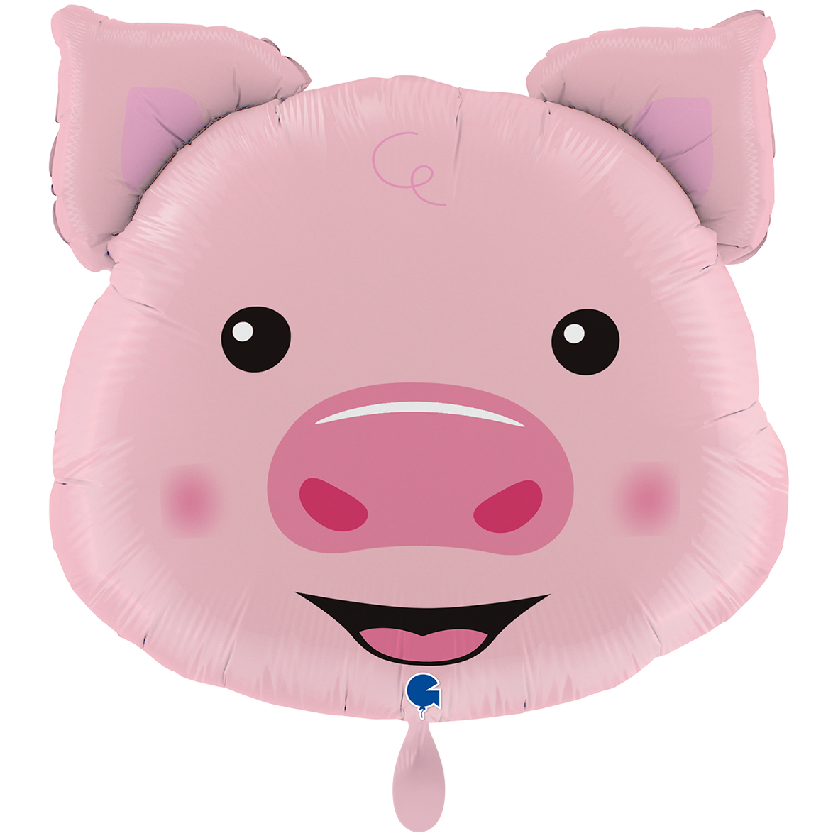 1 Ballon XXL - Tête de Cochon