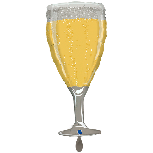 1 Ballon XXL - Champagneglas