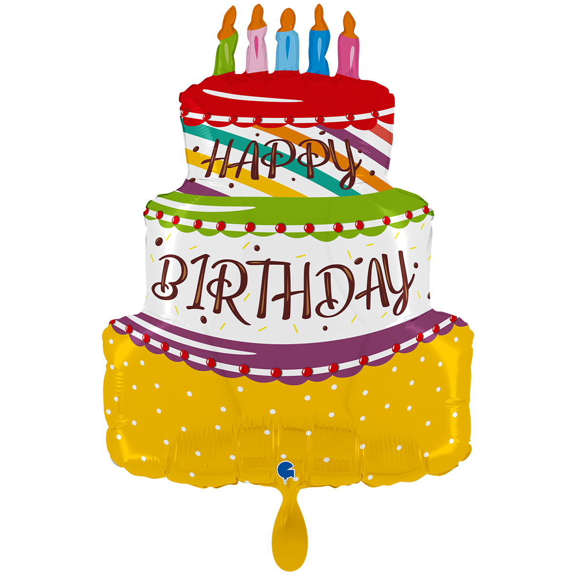 1 Ballon XXL - Gâteau d'anniversaire
