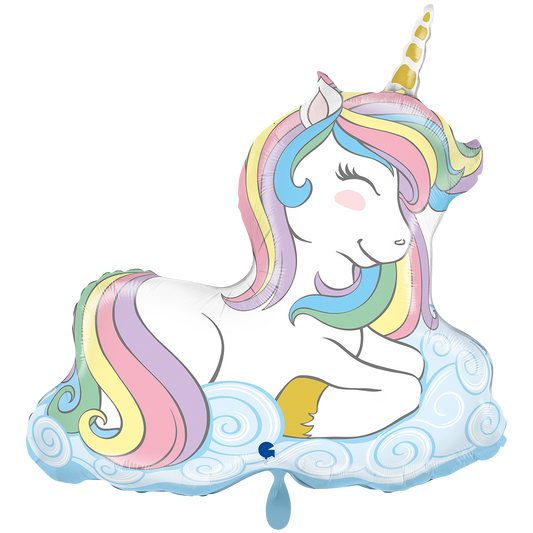 1 Ballon XXL - Macaron Licorne