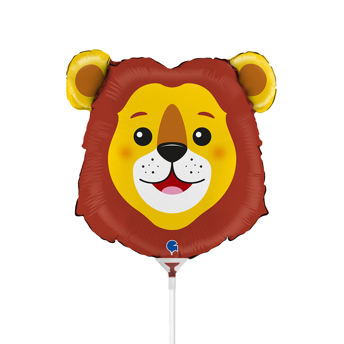 10 Miniballonnen Luchtgevuld - Leeuwenkop (Onverpakt)