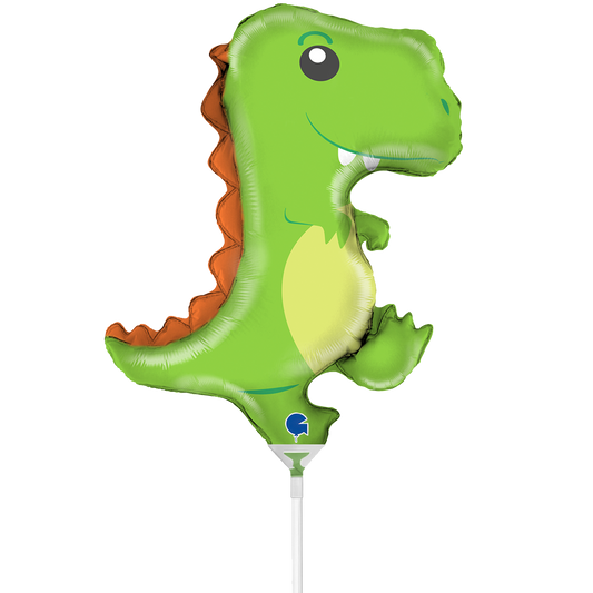 10 miniballonnen luchtgevuld - dinosaurus (onverpakt)