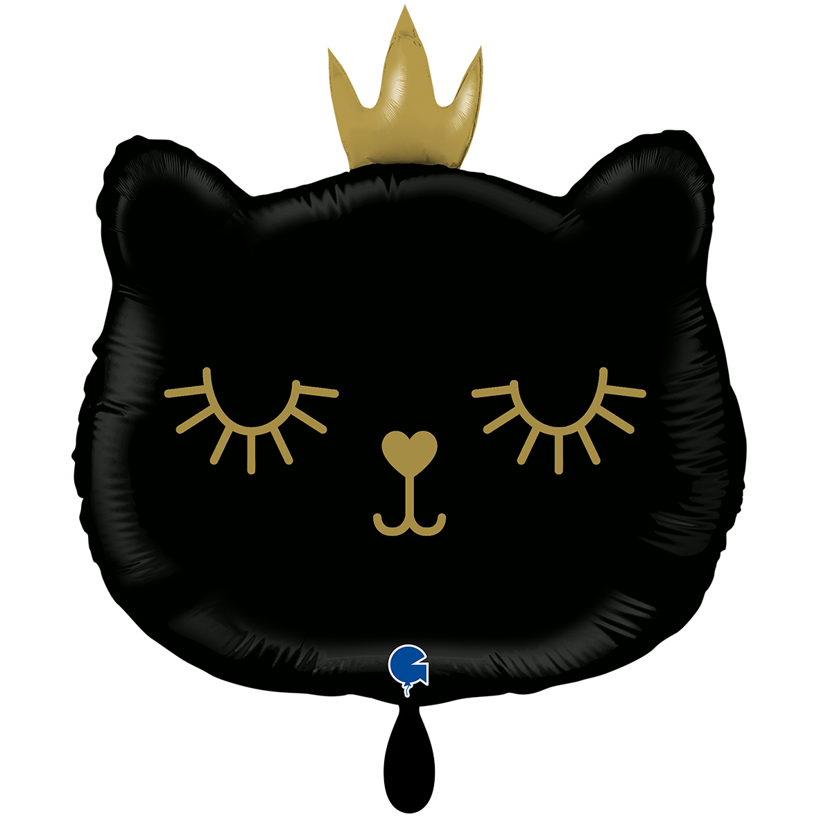 1 Ballon XXL - Princesse chat - Noir
