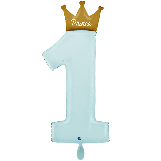 1 Ballon XXL - Mijn 1e Verjaardag Prins