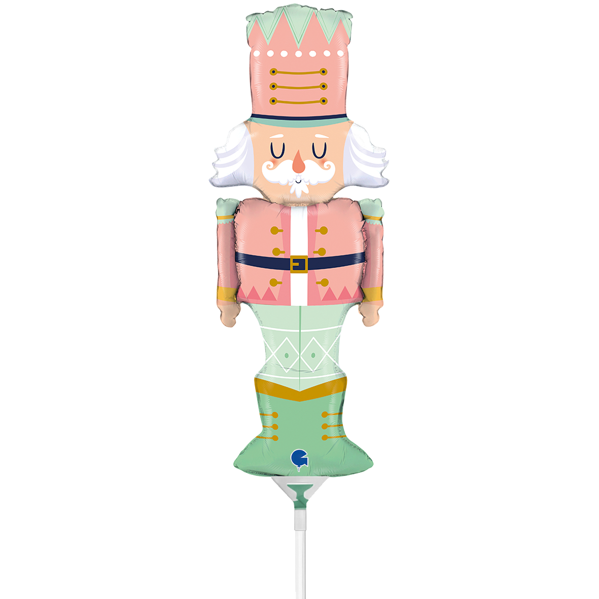 10 Miniballonnen Luchtgevuld - Pastel Notenkraker (Onverpakt)