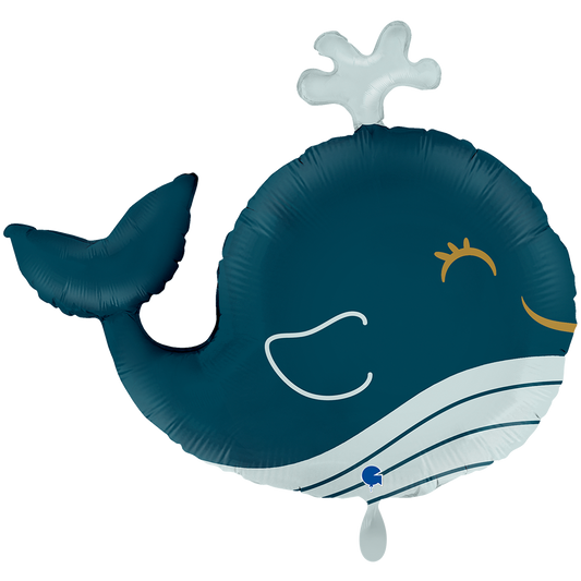 1 Ballon XXL - grappige walvis