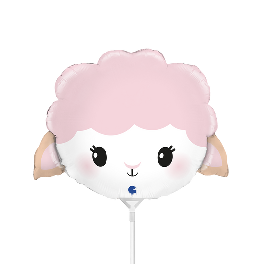 10 Mini Ballonnen Luchtgevuld - Schattig Schaap (Onverpakt)