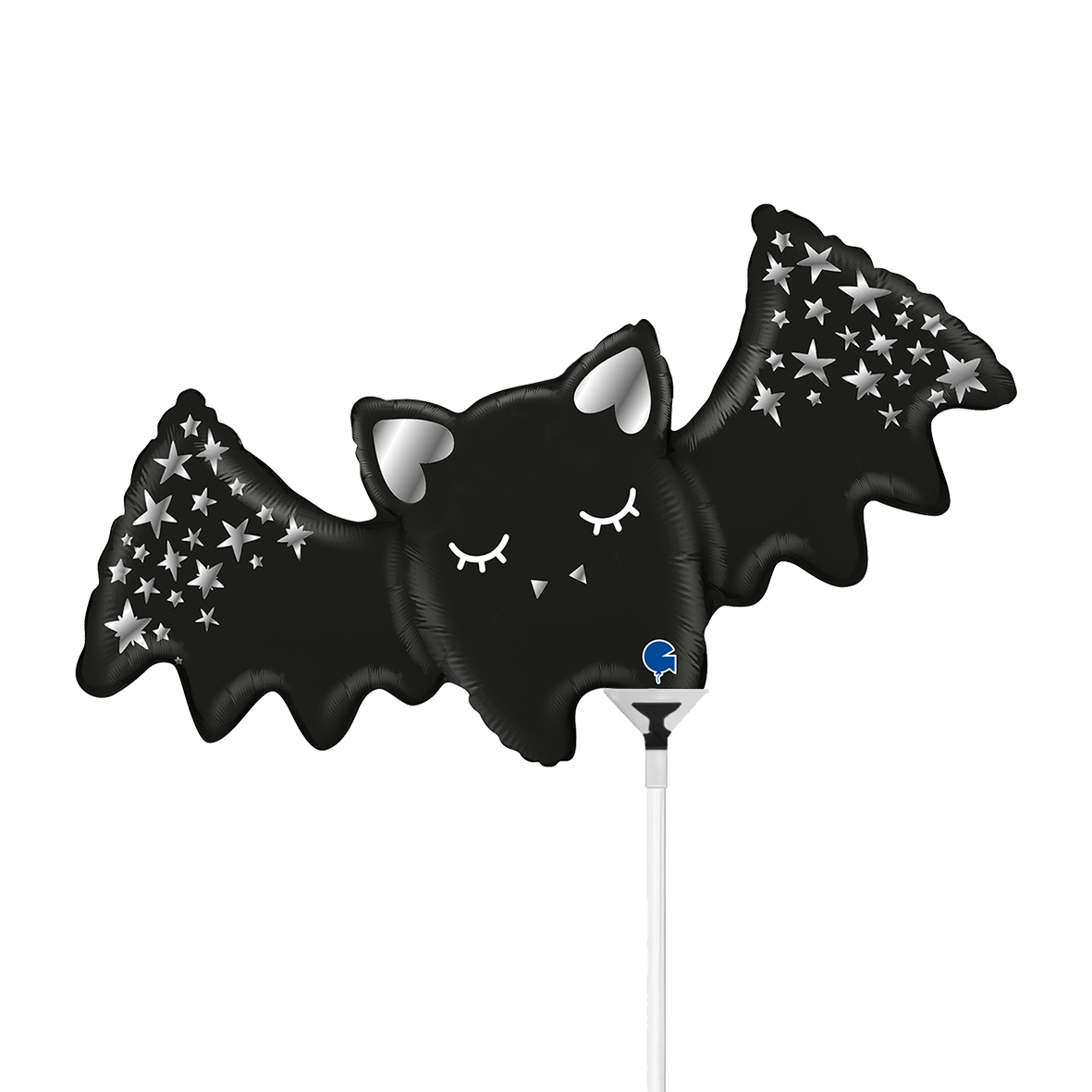 10 Miniballonnen Luchtgevuld - Sparkling Bat (Onverpakt)