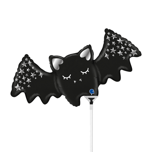 10 Miniballonnen Luchtgevuld - Sparkling Bat (Onverpakt)