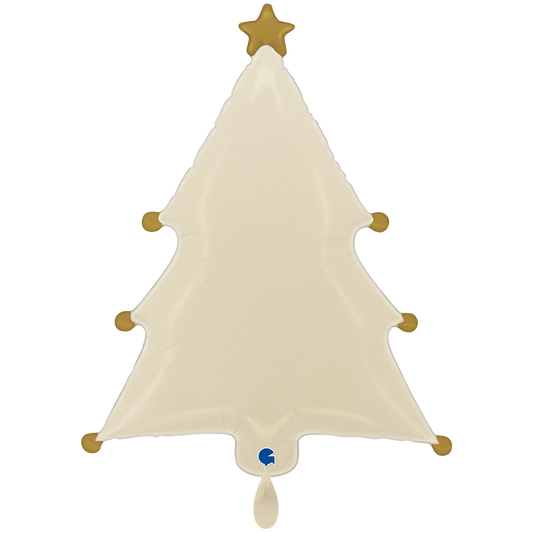 1 Ballon Géant - Crème Sapin de Noël