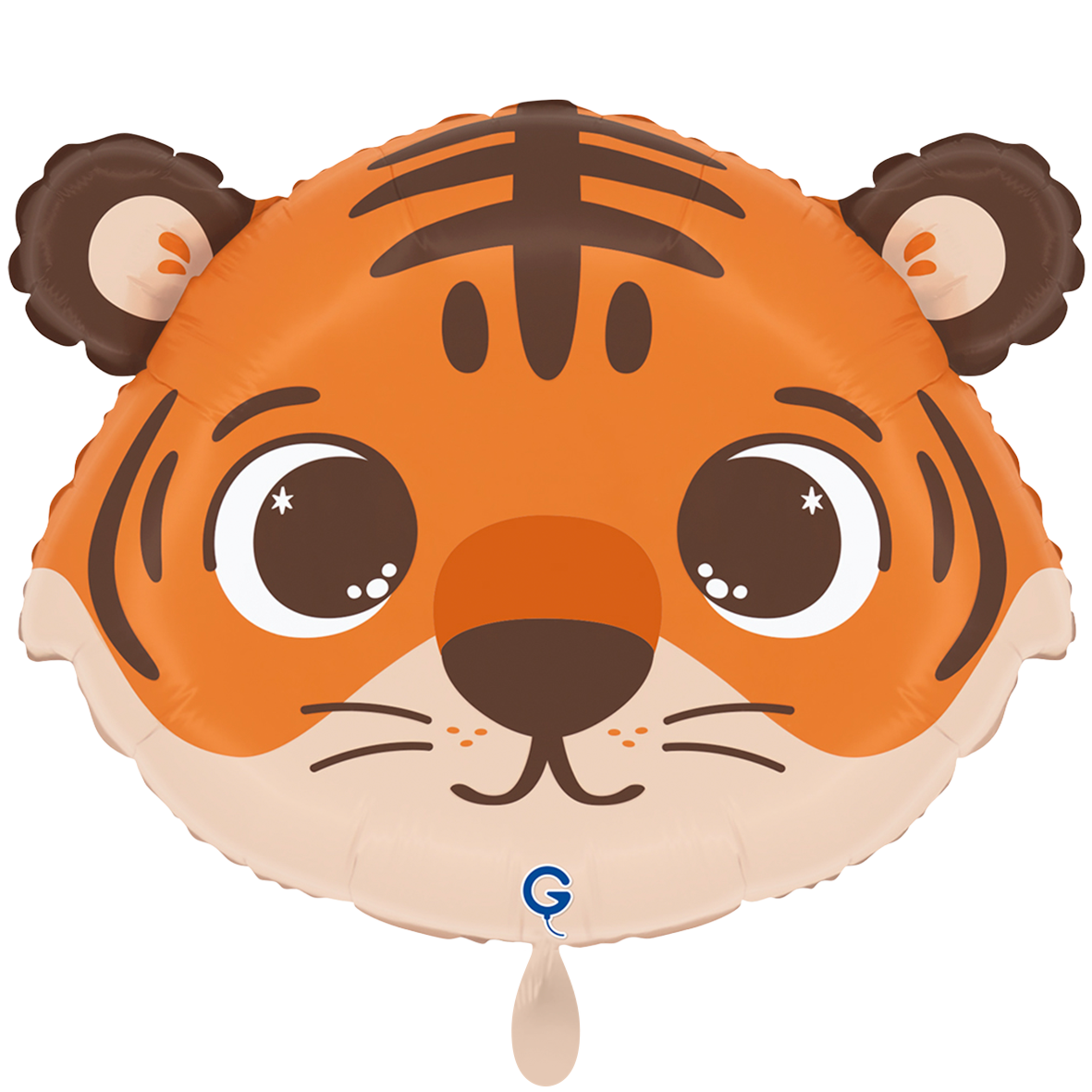 1 Ballon - Tête de tigre amusante