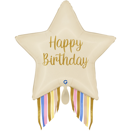 1 ballon - Anniversaire Starburst