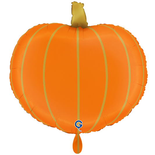 1 Ballon - Oranje Pompoen