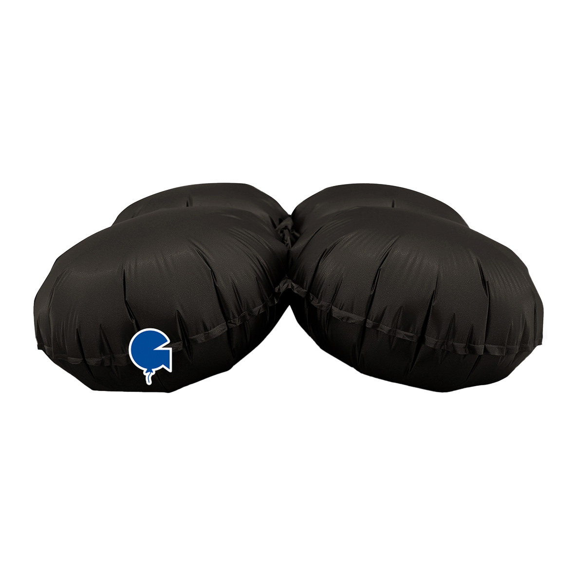 1 Ballon Base - Gouttes - Satin Fumé Noir