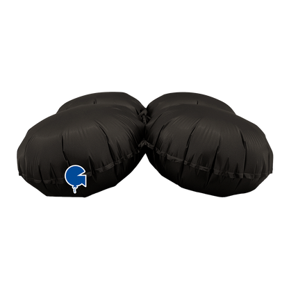 1 Ballon Base - Gouttes - Satin Fumé Noir