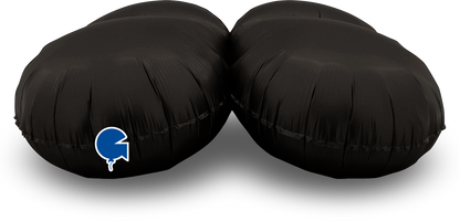1 Ballon Base XXL - Gouttes - Satin Fumé Noir