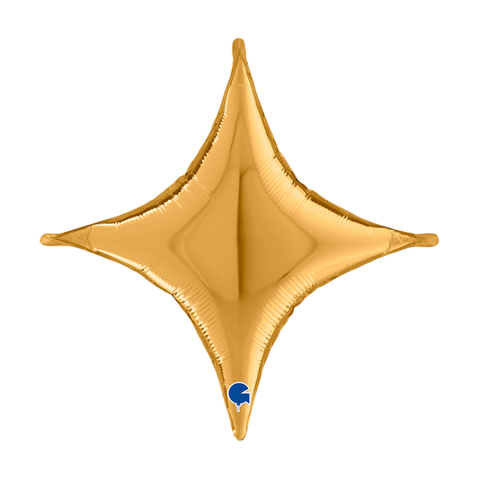 1 Ballon - Deco-Concaaf Kruis - Goud