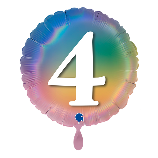 1 Ballon - Joyeux 4 Arc-en-ciel coloré