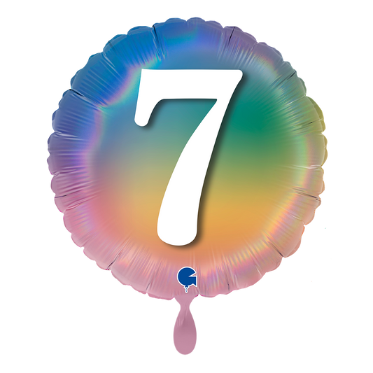 1 Ballon - Joyeux 7 Arc-en-ciel coloré